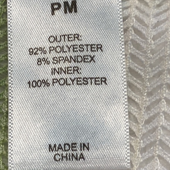 Alfred Dunner Open Front Chevron Pattern Cardigan Preowned Size PM - Picture 6 of 9